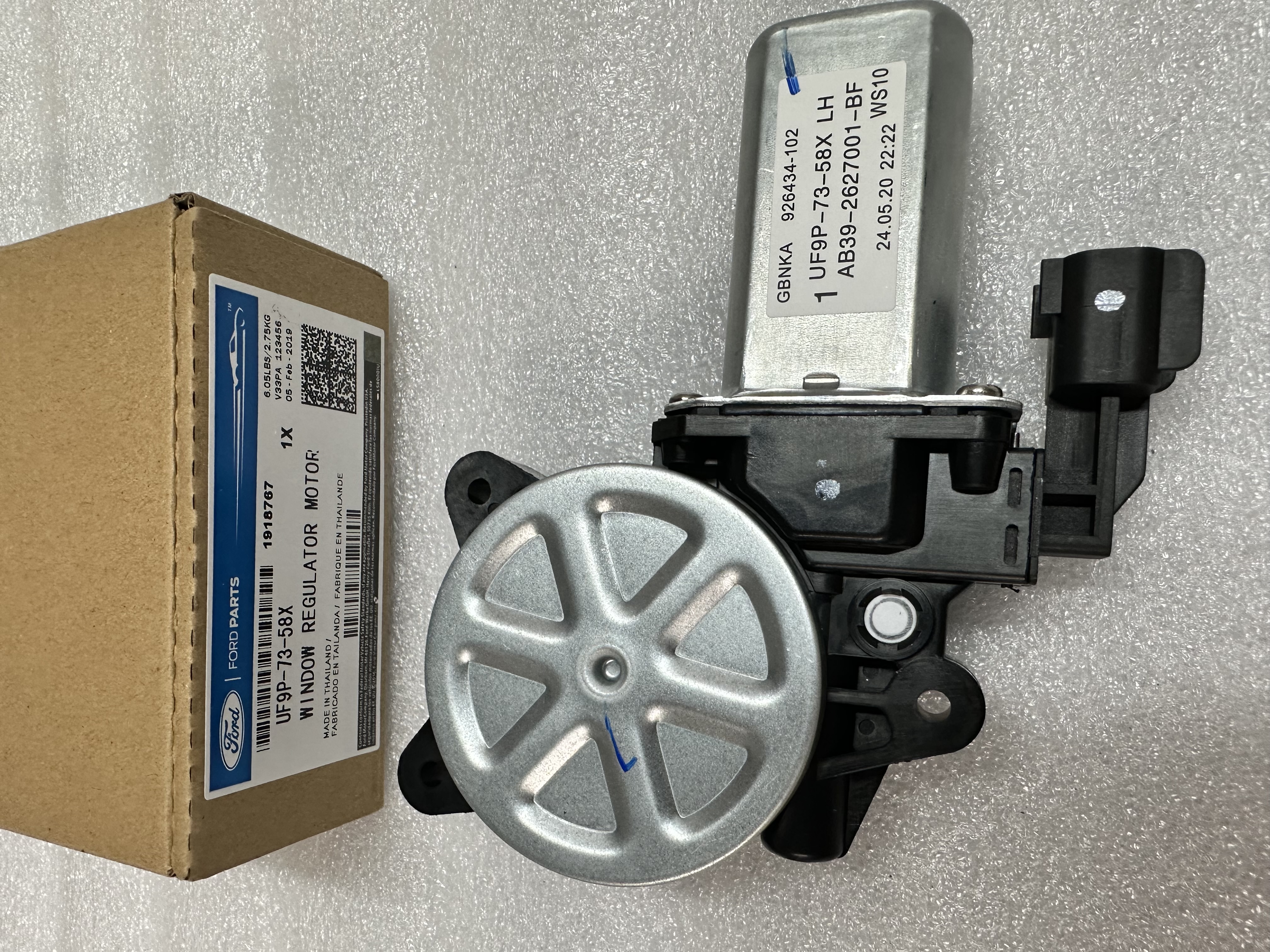 (LHD) LEFT REAR 2 PIN WINDOW MOTOR / MOTOR ALZA VIDRIO IZQUIERDO TRASERO 2 PIN  FORD RANGER MAZDA BT50