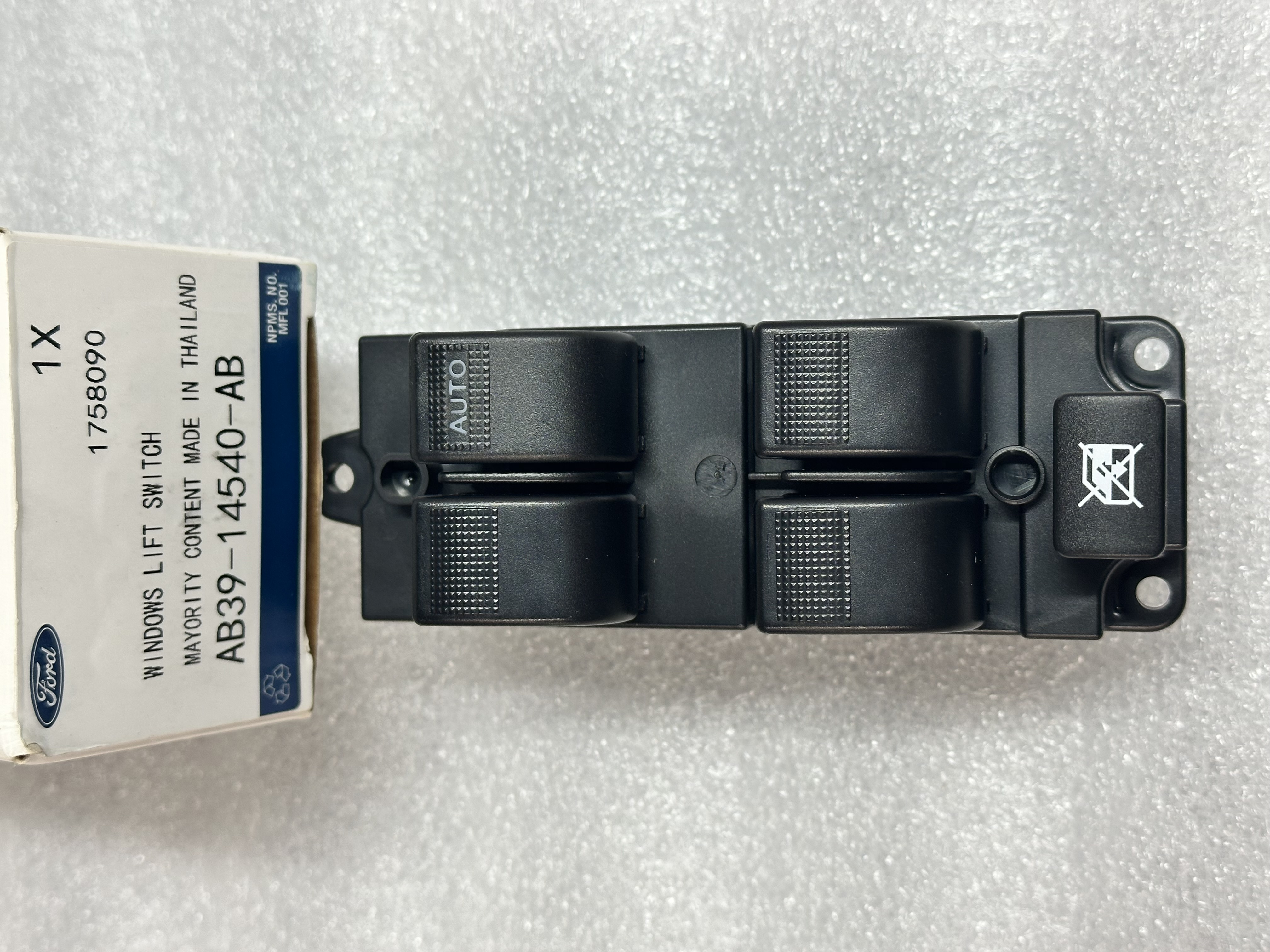 RHD RIGHT FRONT DOOR WINDOW SWITCH INTERRUPTOR DE ALZA VIDRIO PUERTA DERECHA FORD RANGER MAZDA BT50